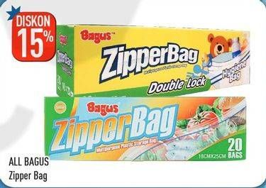 Promo Harga BAGUS Zipper Bag  - Hypermart