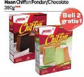 Promo Harga Haan Chiffon Cake Mix Coklat/Pandan  - Carrefour