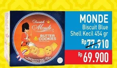 Promo Harga Monde Butter Cookies 454 gr - Hypermart