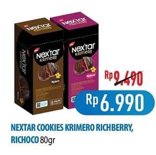 Promo Harga Nabati Nextar Krimero Richoco, Richberry 80 gr - Hypermart