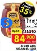 Promo Harga Alshifa Natural Honey 500 gr - Superindo