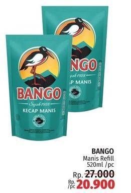 Promo Harga Bango Kecap Manis 520 ml - LotteMart