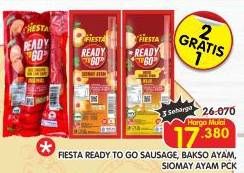 Promo Harga Fiesta Ready To Go Sausage/Bakso/Siomay  - Superindo