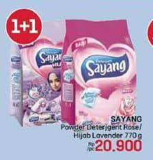 Promo Harga Sayang Detergent Powder Rose, Lavender 800 gr - LotteMart