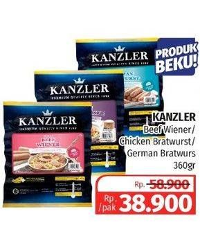Promo Harga KANZLER Beef Wiener/Chicken Bratwurst/German Bratwurst  - Lotte Grosir