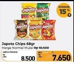 Promo Harga Japota Potato Chips 68 gr - Carrefour
