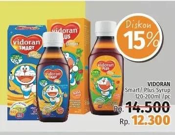Promo Harga VIDORAN Plus Vitamin 120 ml - LotteMart