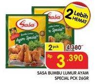 Promo Harga SASA Bumbu Masak Lumur Ayam Special per 2 pcs 26 gr - Superindo