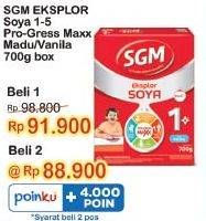 SGM Eksplor Soya 1-5 Pro-Gress Max Madu/Vanila 700g box