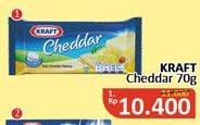 Promo Harga KRAFT Cheese Cheddar 70 gr - Alfamidi