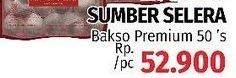 Promo Harga SUMBER SELERA Bakso Sapi SB Premium 50 pcs - LotteMart