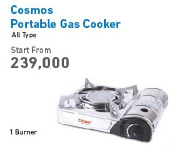 Promo Harga COSMOS Portable Gas Cooker All Variants  - Electronic City