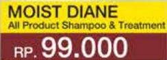 Promo Harga Moist Diane Shampoo/Moist Diane Treatment (Conditioner)  - Yogya