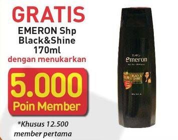 Promo Harga EMERON Shampoo Black Shine 170 ml - Alfamart