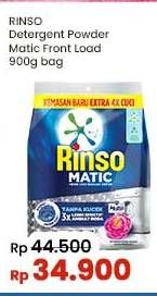 Promo Harga Rinso Detergent Matic Powder Front Load 1000 gr - Indomaret