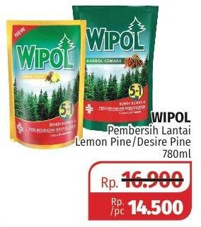 Promo Harga WIPOL Karbol Wangi Lemon Pine, Desire Pine 780 ml - Lotte Grosir