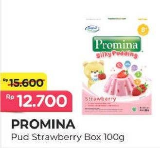 Promo Harga PROMINA Silky Puding Strawberry 100 gr - Alfamart