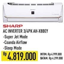 Promo Harga Sharp AH-X8BEY/WH  - Hypermart