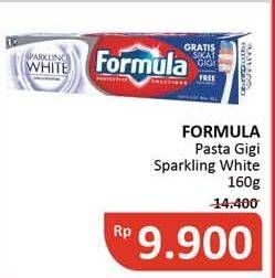 Promo Harga FORMULA Pasta Gigi Sparkling White 160 gr - Alfamidi