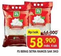 Promo Harga FS Beras Setra Ramos 5 kg - Superindo