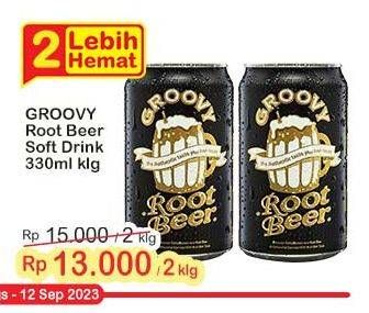 Promo Harga Root Beer Minuman Soda 330 ml - Indomaret