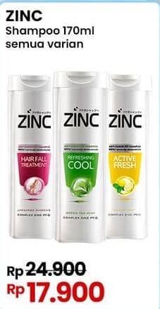 Promo Harga Zinc Shampoo All Variants 170 ml - Indomaret