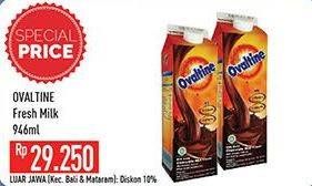 Promo Harga OVALTINE Fresh Milk 1000 ml - Hypermart