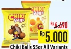 Promo Harga Chiki Balls Chicken Snack All Variants 60 gr - Hypermart