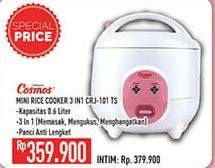 Promo Harga COSMOS CRJ 101 | Rice Cooker TS  - Hypermart