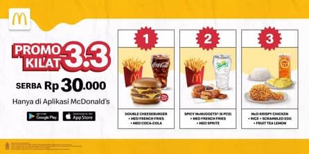 Promo Harga Mcdonald