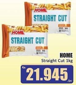 Promo Harga HOME Kentang Goreng Straight Cut 1 kg - Hari Hari