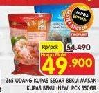 Promo Harga 365 Udang Kupas Segar/Udang Kupas Masak Beku 350gr  - Superindo