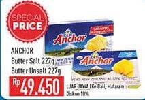 Promo Harga Anchor Butter Salted, Unsalted 227 gr - Hypermart