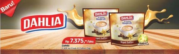 Promo Harga DAHLIA Air Freshener Royal Coffee 75 gr - TIP TOP