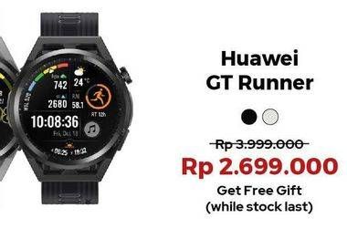 Promo Harga Huawei GT Runner Hitam, Abu 1 pcs - Erafone