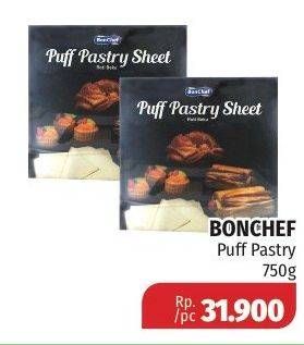 Promo Harga BONCHEF Puff Pastry Sheets 750 gr - Lotte Grosir