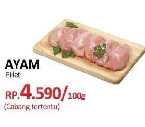 Promo Harga Ayam Fillet per 100 gr - Yogya