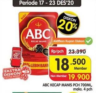 Promo Harga ABC Kecap Manis 700 ml - Superindo