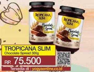 Promo Harga TROPICANA SLIM Selai Chocolate 300 gr - Yogya