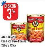 Promo Harga AYAM BRAND Baked Beans 230 gr - Hypermart