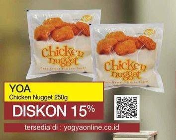 Promo Harga YOA Chicken Nugget 250 gr - Yogya