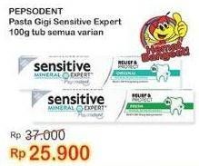 Promo Harga PEPSODENT Pasta Gigi Sensitive Expert All Variants 100 gr - Indomaret