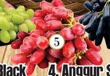 Promo Harga Anggur Crimson per 100 gr - Yogya