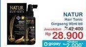 Promo Harga Natur Hair Tonic Gingseng 90 ml - Indomaret