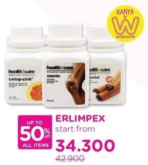 Promo Harga Erlimpex Products  - Watsons