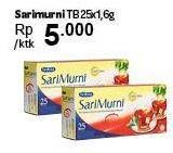 Promo Harga Sariwangi Teh Sari Murni per 25 pcs 1 gr - Carrefour