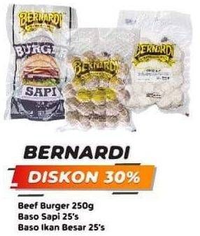 Promo Harga Bernardi Beef Burger/ Baso Sapi/ Baso Ikan Besar  - Yogya
