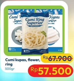 Promo Harga Cumi Kupas/Flower/Ring  - Hypermart