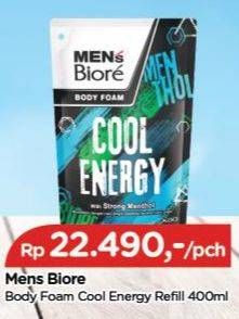 Promo Harga Biore Mens Body Foam Cool Energy 450 ml - TIP TOP