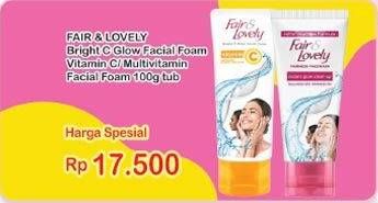 Promo Harga FAIR & LOVELY Multivitamin Facial Foam 100gr  - Indomaret